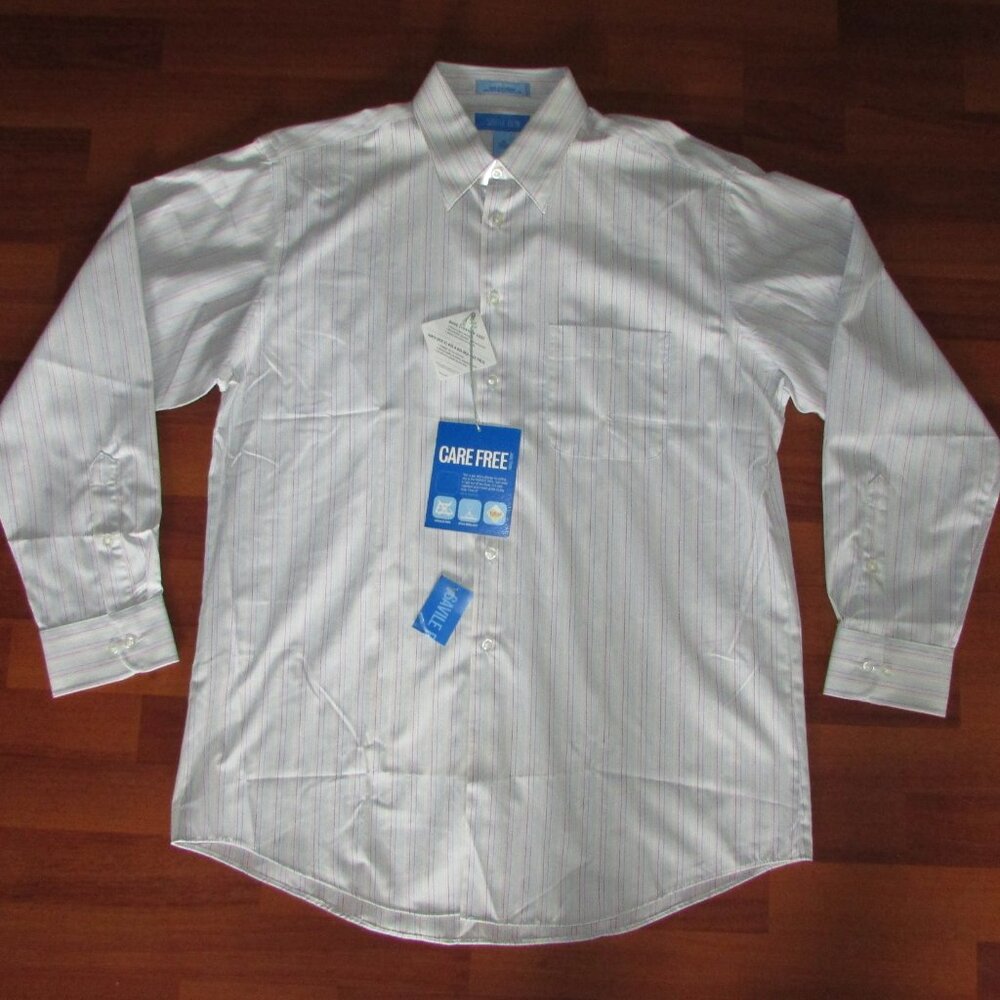 SAVILE ROW Stain Resistant Dress Shirt - Large -  NEW